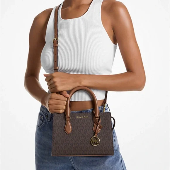 Michael Kors Small Sheila Satchel Crossbody
Bag Brown
NWT - Picture 3 of 16